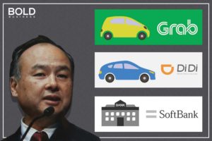 Masayoshi Son and some of his companies.