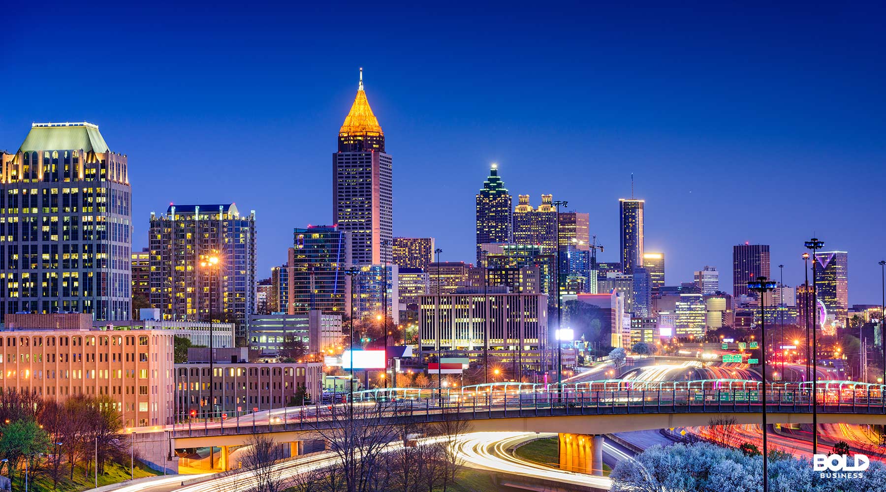 The Atlanta Skyeline from 85.
