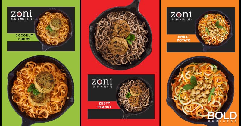 photo of meal choices from Zoni—a startup brought about by Yale entrepreneurship a photo of meal choices from Zoni—a startup brought about by Yale entrepreneurship