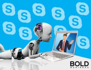 Robot learning from Skype - AI and Facial Recognition