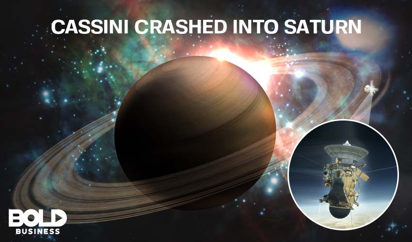 NASA Crashes Cassini Into Saturn To Save Its Moon
