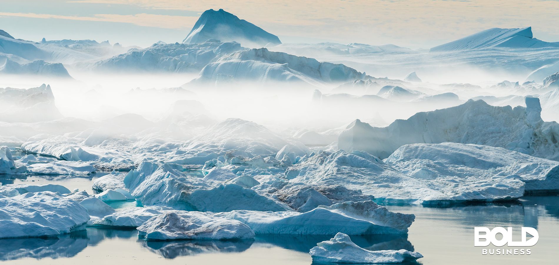 icebergs hold frozen gases