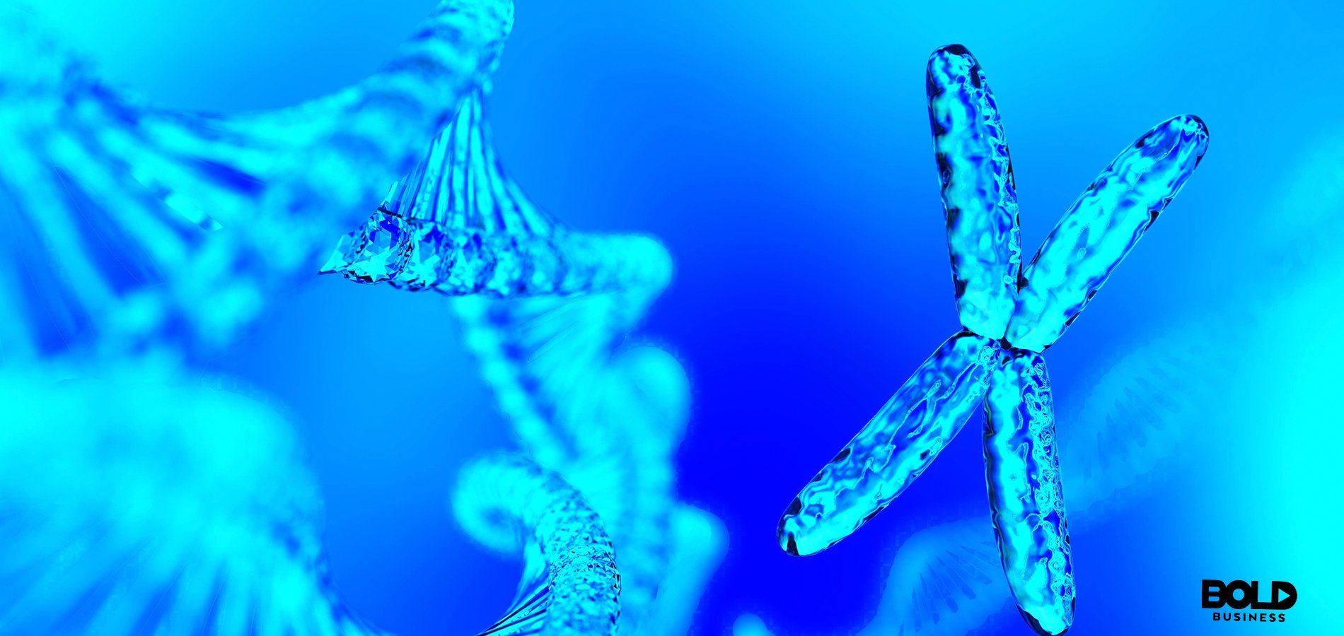 a photo of a magnified image of DNA and RNA isolation happening