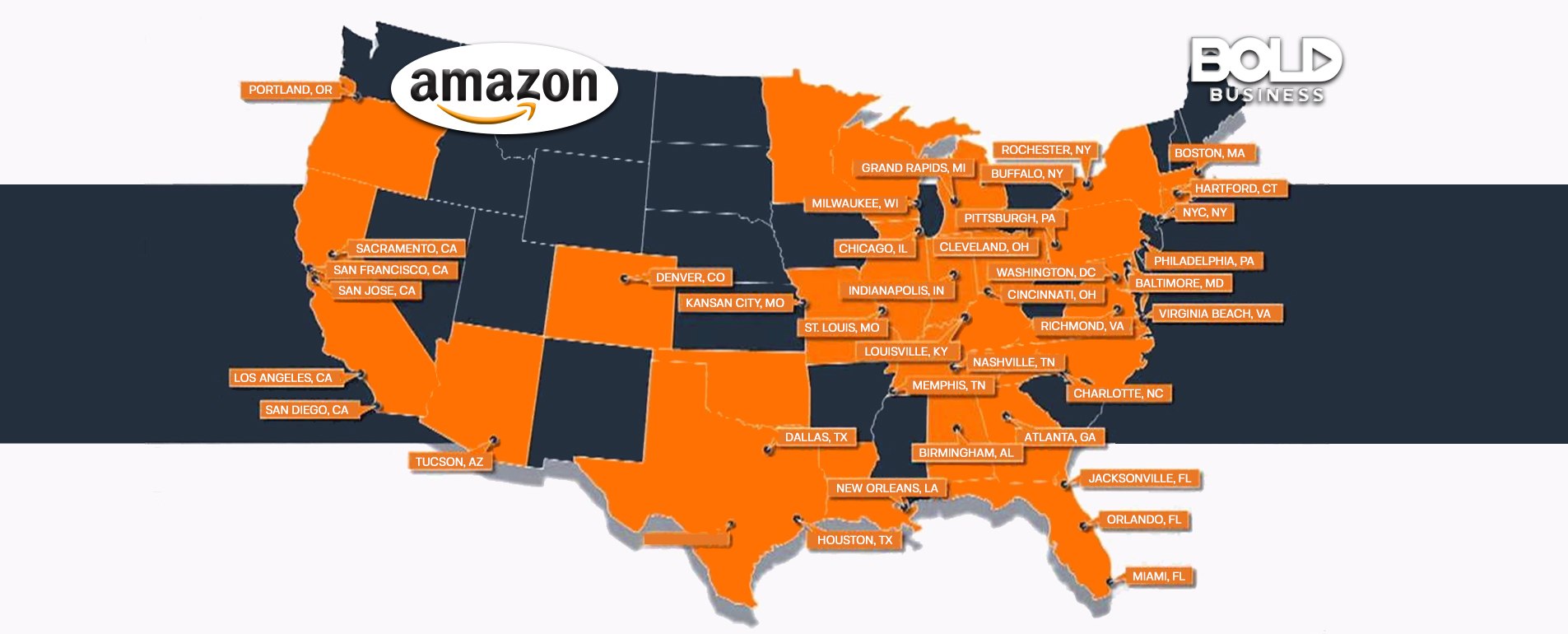 Amazon HQ2 Shortlist: The Search Intensifies with final list of Top 20 Cities