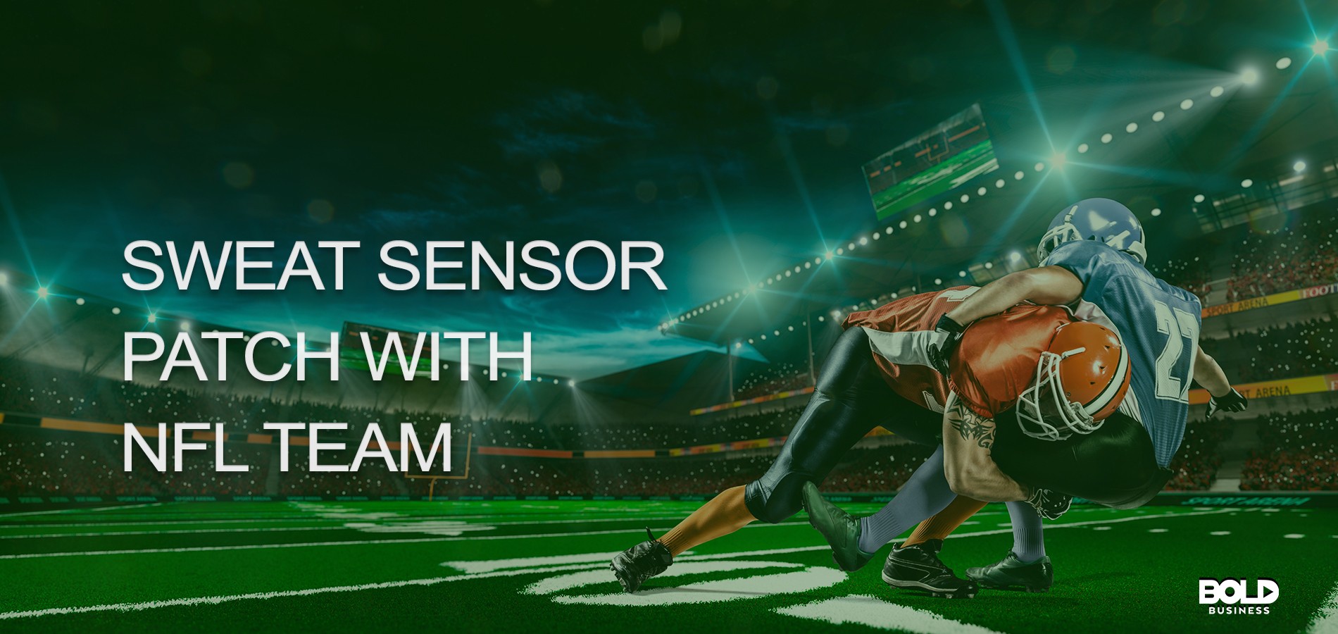 GraphWear Technologies is testing on NFL players their wearable sensor that analyzes sweat.