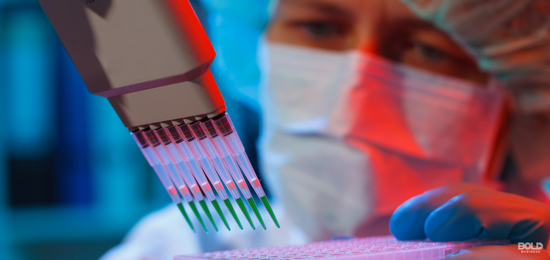 image featuring a researcher doing tests for stem cell research