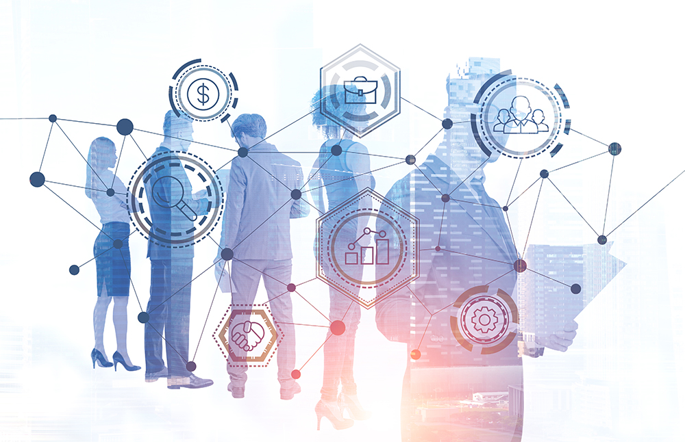 Graphic showing the benefits of diversity in the workplace