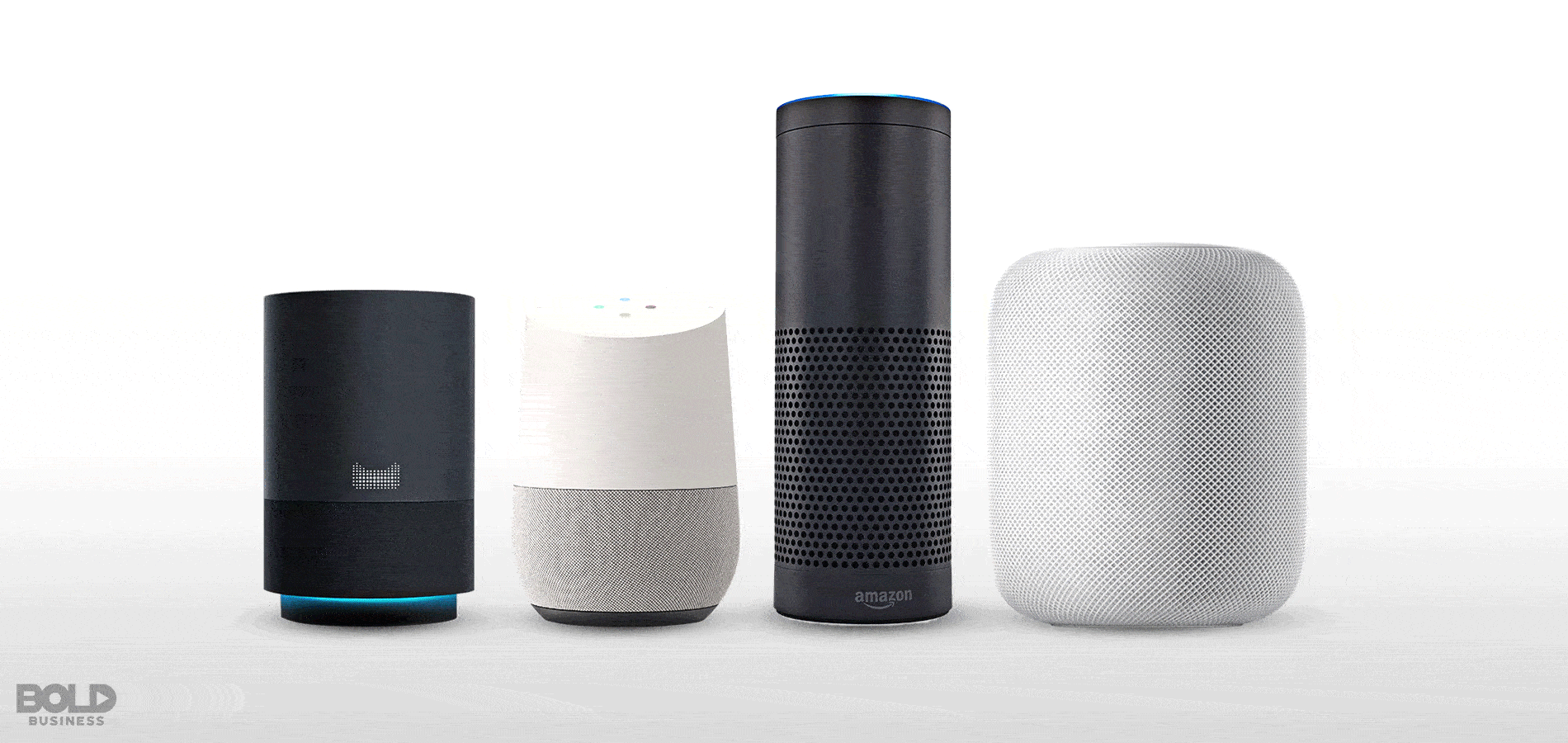 lineup of Amazon Smart Speakers
