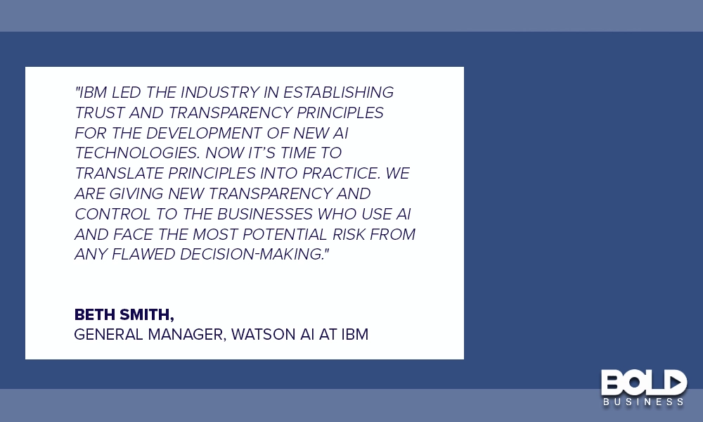 new artificial intelligence technology, beth smith is quoted