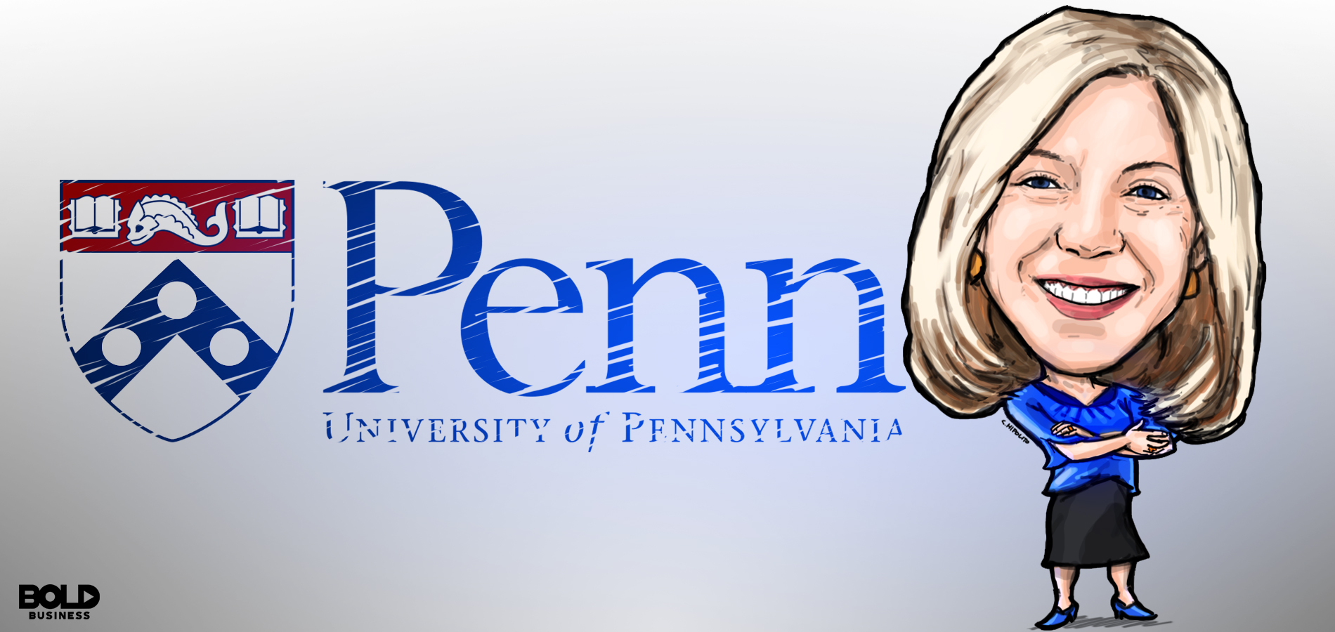 Amy Gutmann President of the University of Pennsylvania cartoon