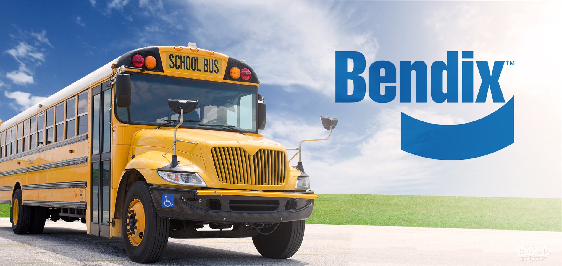 bendix wingman fusion yellow school bus
