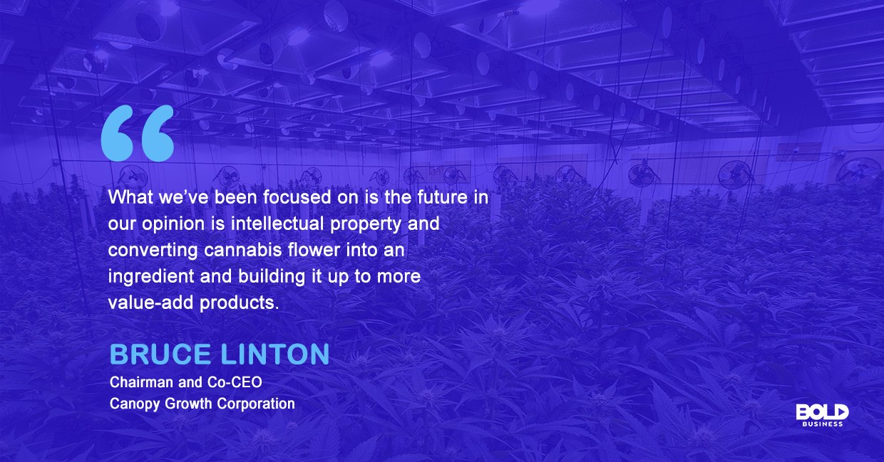 Bruce Linton quoted