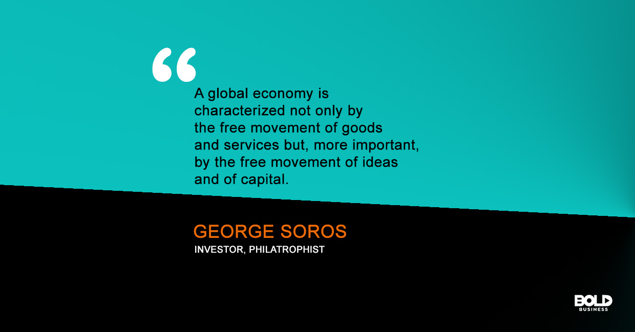 importance of transportation in economic development, george soros quoted