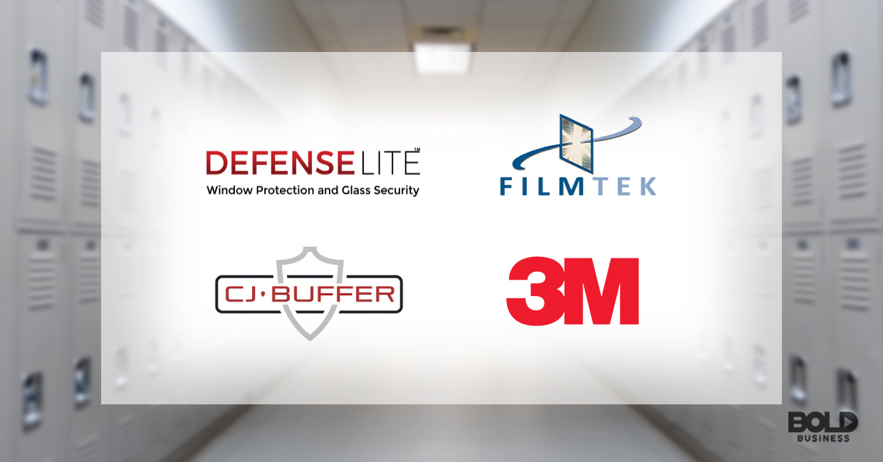 Bullet-resistant glazing is a component of a security shield.