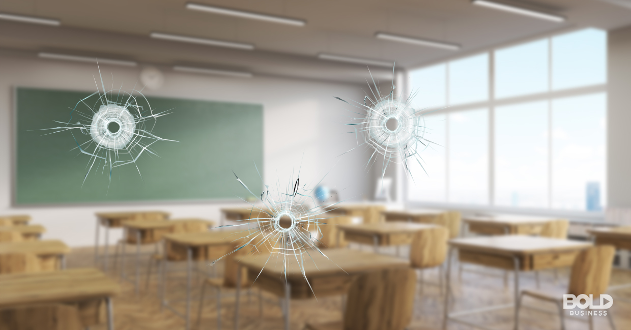 Preventing school shootings with bullet-resistant glazing