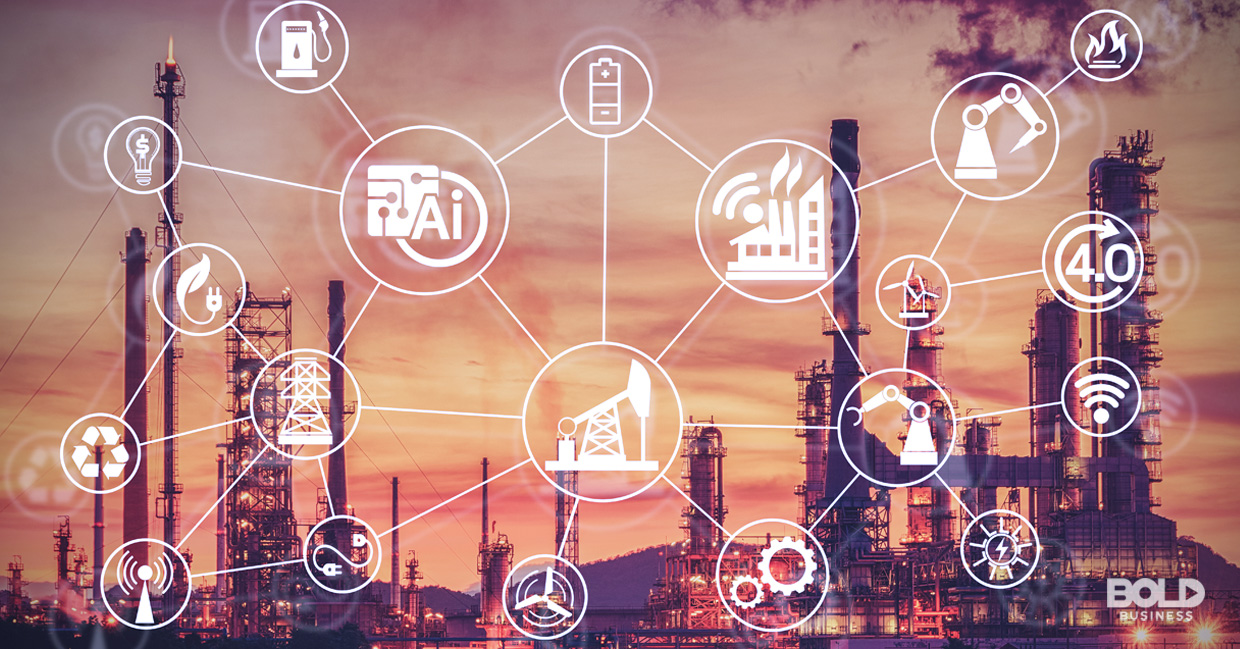 a photo of a graphic artist's view of what technology trends in business among many business trends for infrastructure in 2019 will look like