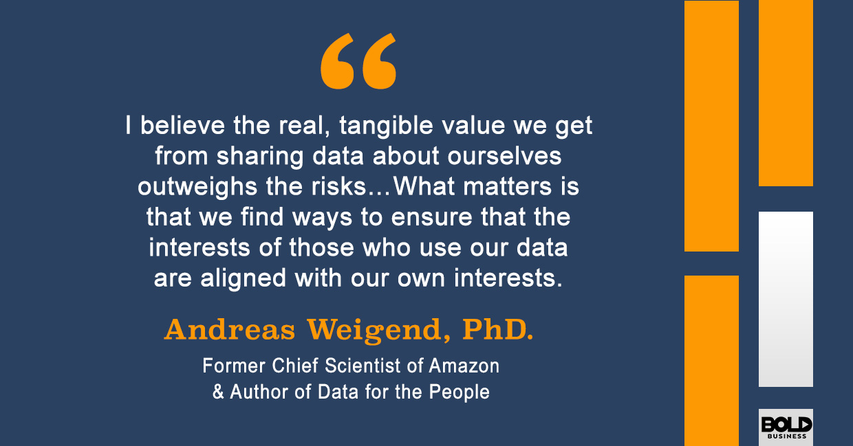 Andreas Weigend quoted