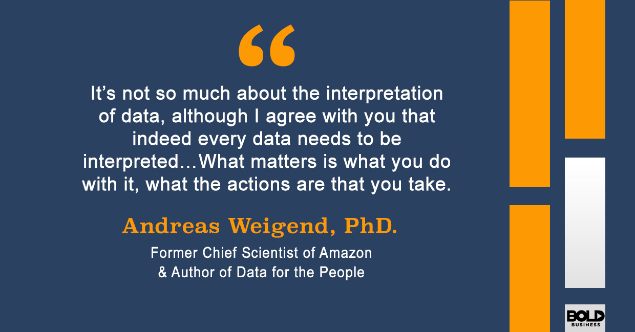 Andreas Weigend quoted