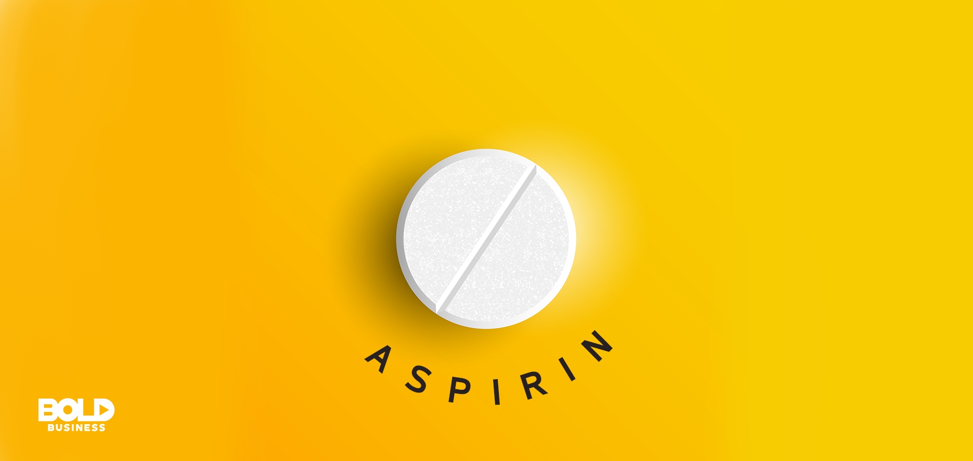 New depression treatment aspirin tablet.