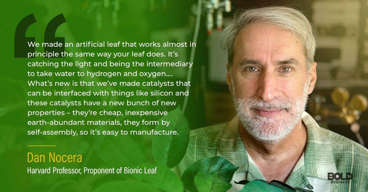 used liquid sunlight, dan nocera qouted