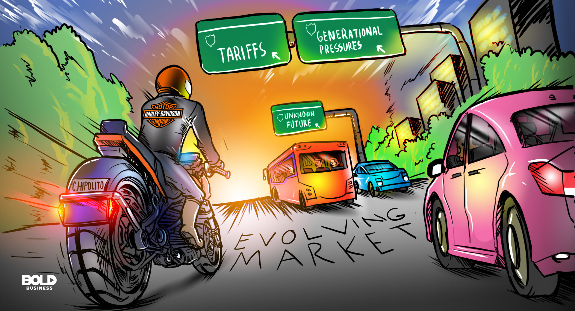 Harley Davidson is staying relevant to the ever evolving market and still making a bold impact