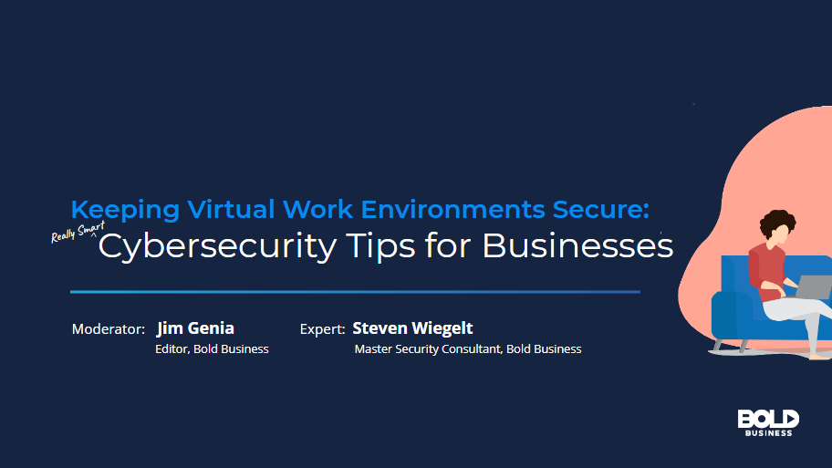 The webinar title slide