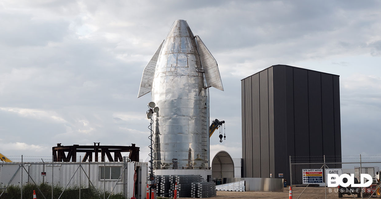 The SpaceX rocket Dragon2, ready to go to space