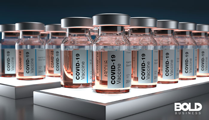 A bunch of precious COVID vaccines