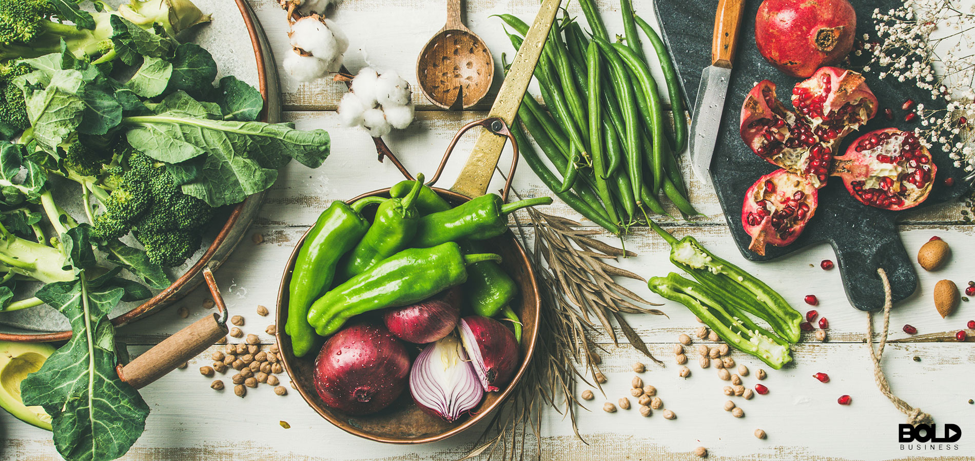 A bunch of vegetables laid out for eating.