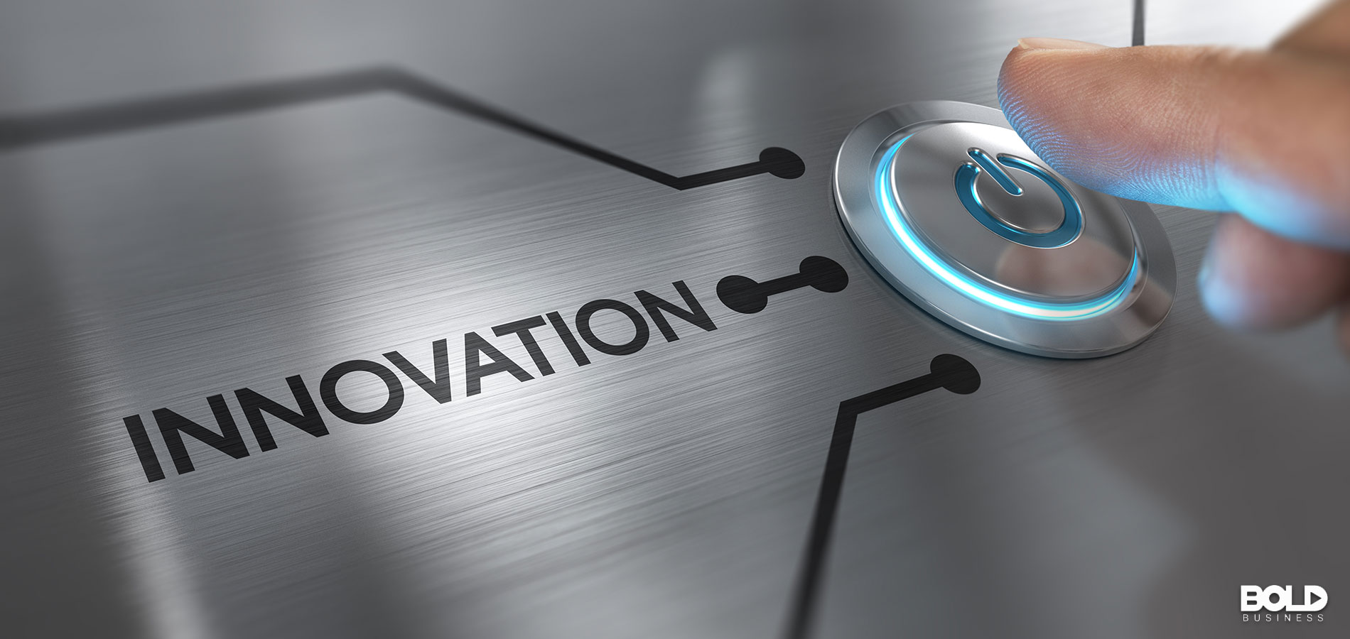 Someone hitting the innovation button