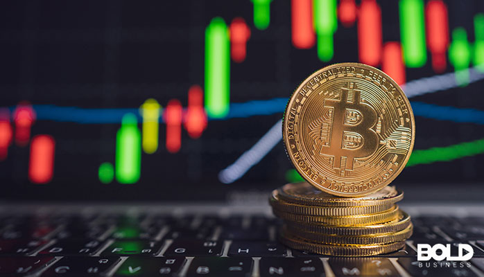 A bitcoin having fun at a rave