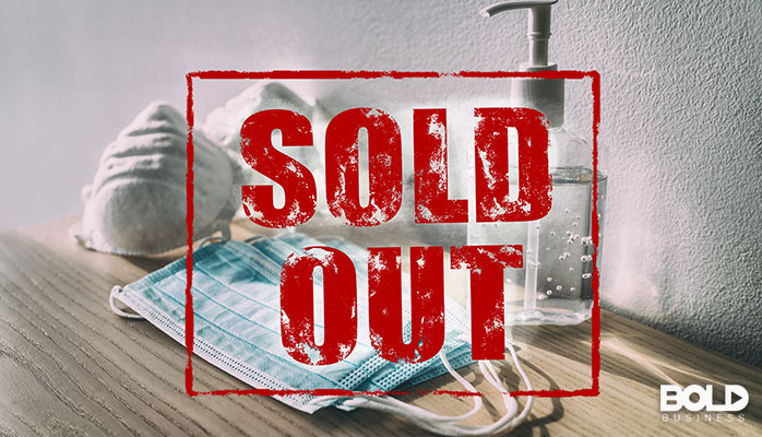 Some essential supplies that are sold out