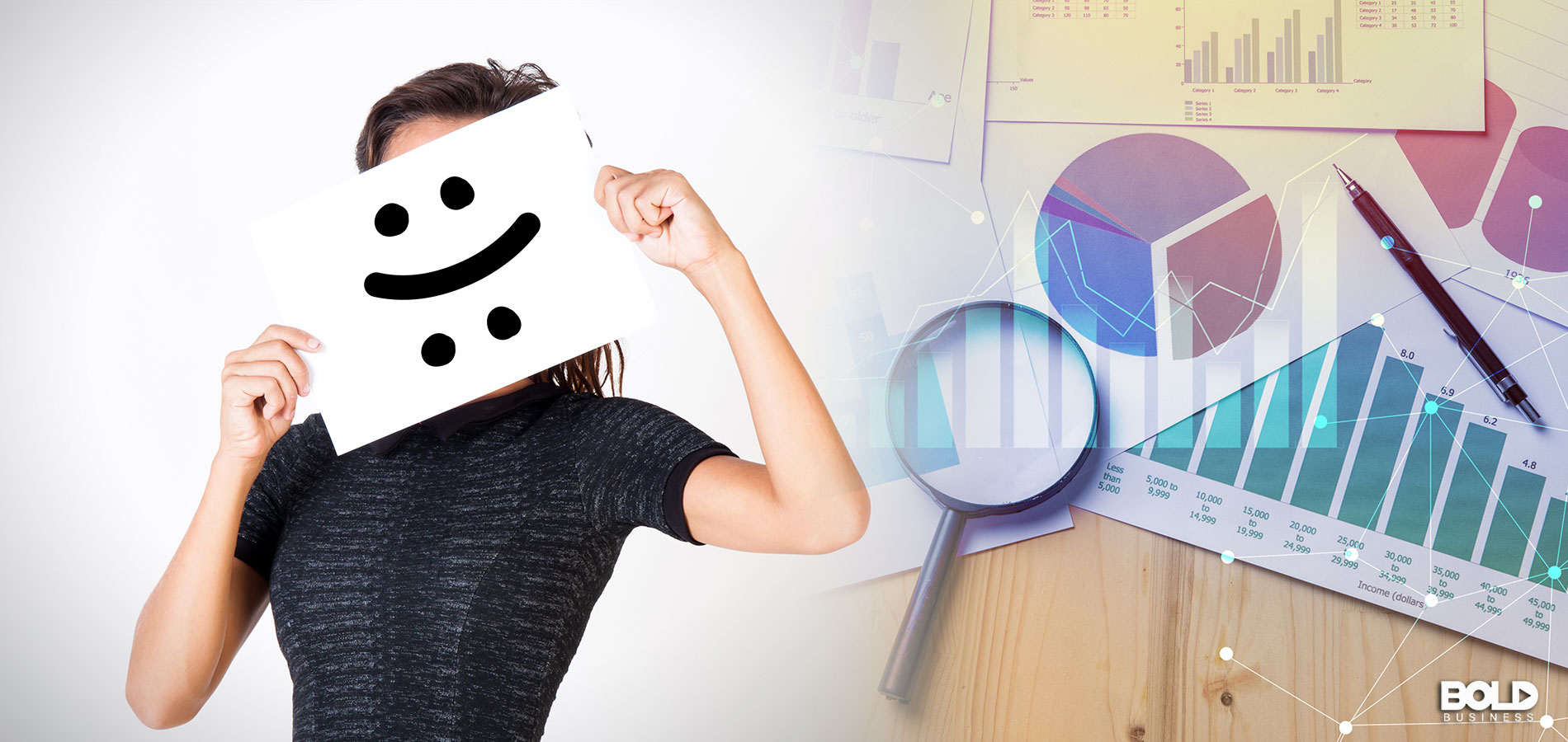 Some shady woman wearing a mask while assembling data