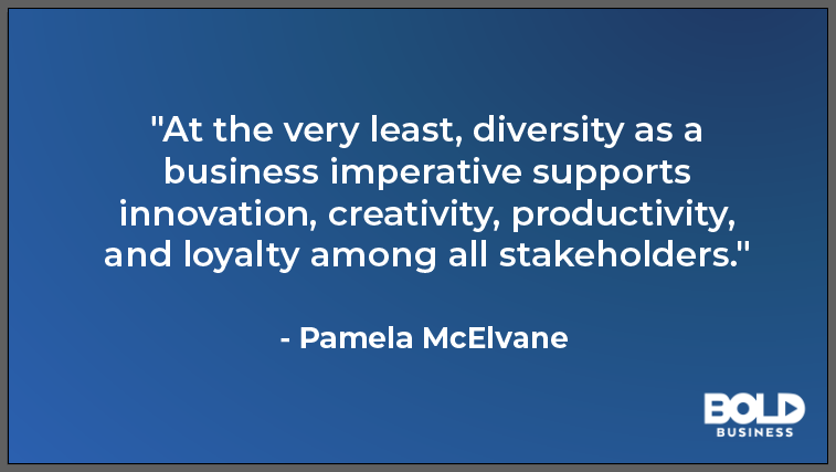 SkiNy on Diversity Recruiting Pamela McElvane quote