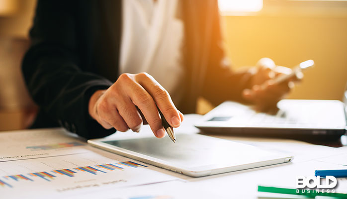 Someone doing work bathed in sunlight