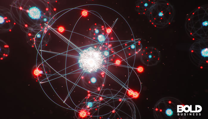 An extreme closeup of some atomic stuff