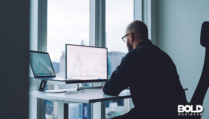 a worker working remotely