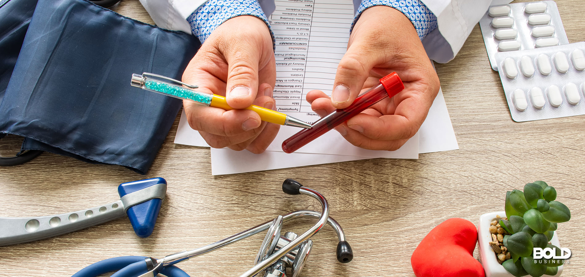 A scientist doing a liquid biopsy