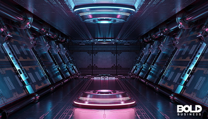 A fancy looking space cabin