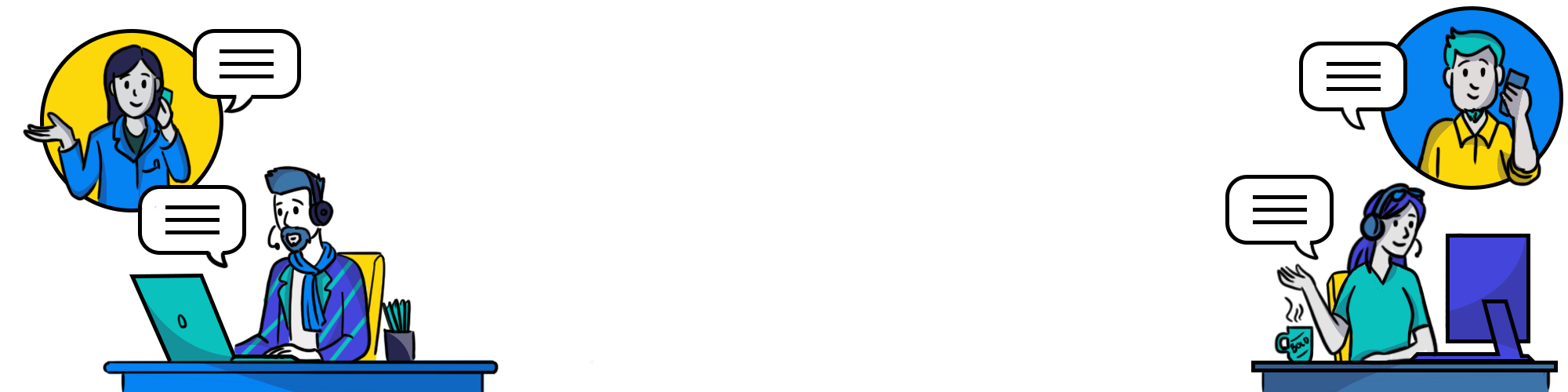 Call Center Solutions Background Image