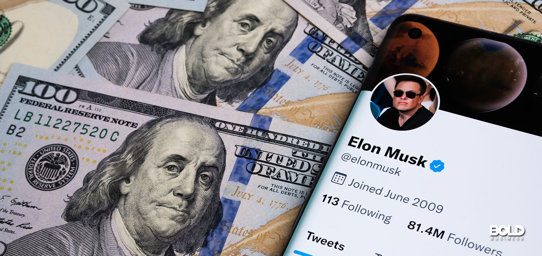 Some benjamins and some Twitter