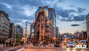 urban effect of hybrid work in the Meatpacking District