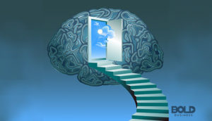 Health data brokers and stairs into a brain