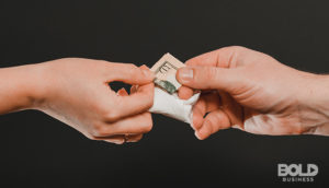 A transaction in the illicit drug economy