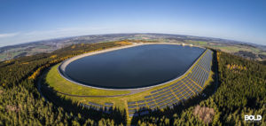 some water used in hydroelectric systems