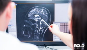 a doctor outlining a new brain cancer treatment