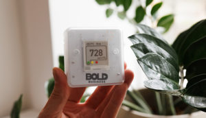 someone holding ventilation solutions