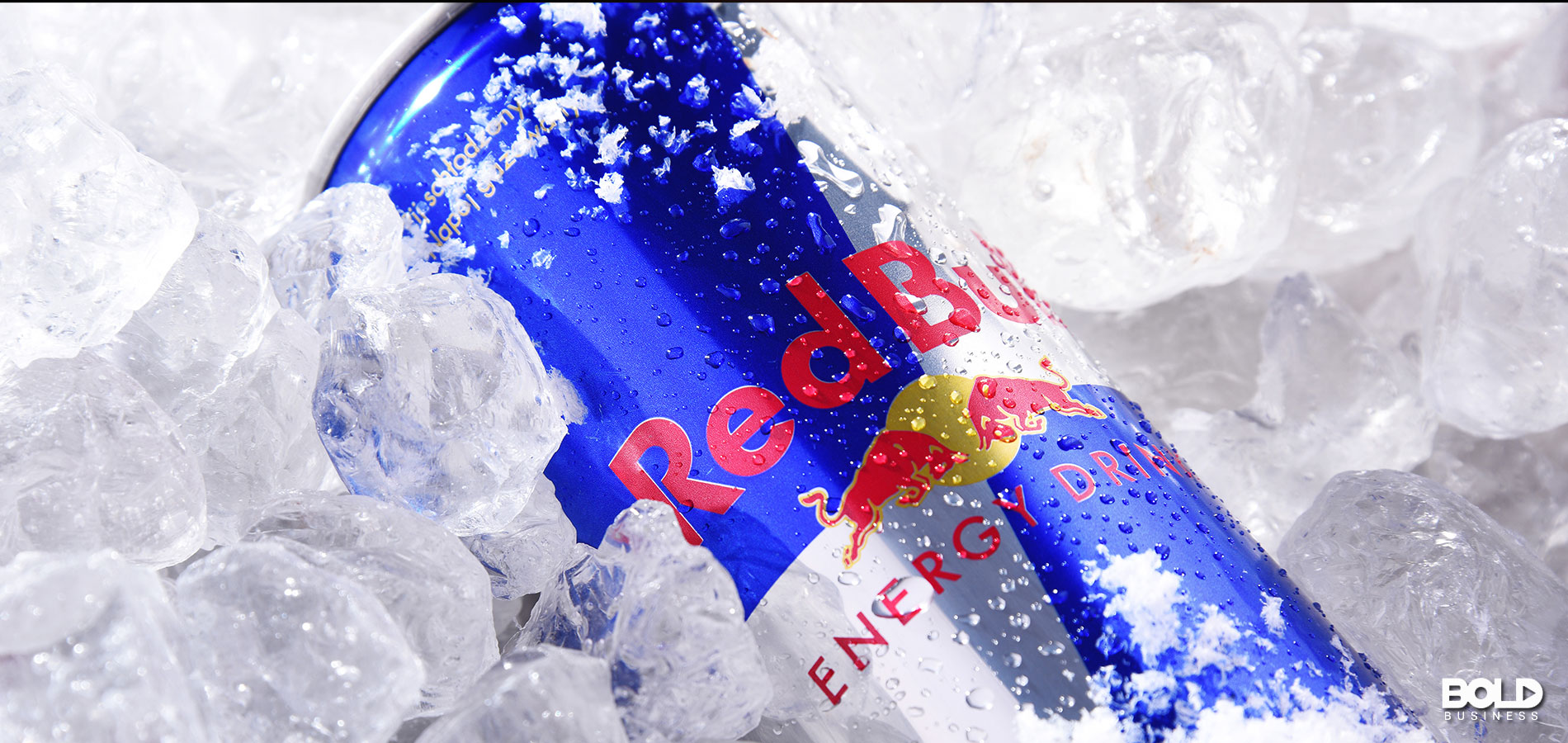 an icy cold Red Bull waiting to be chugged