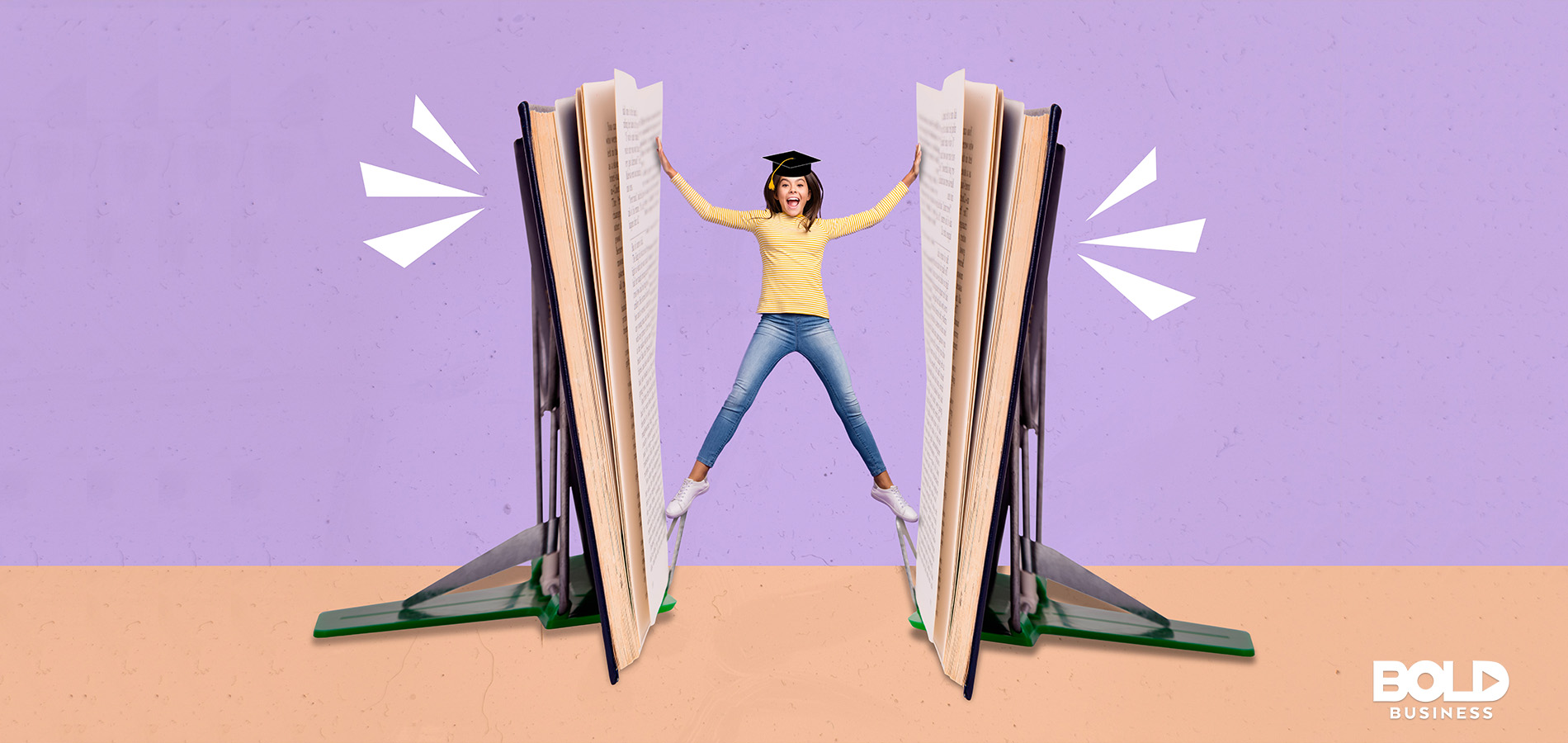 a woman demonstrating the declining value of college degrees