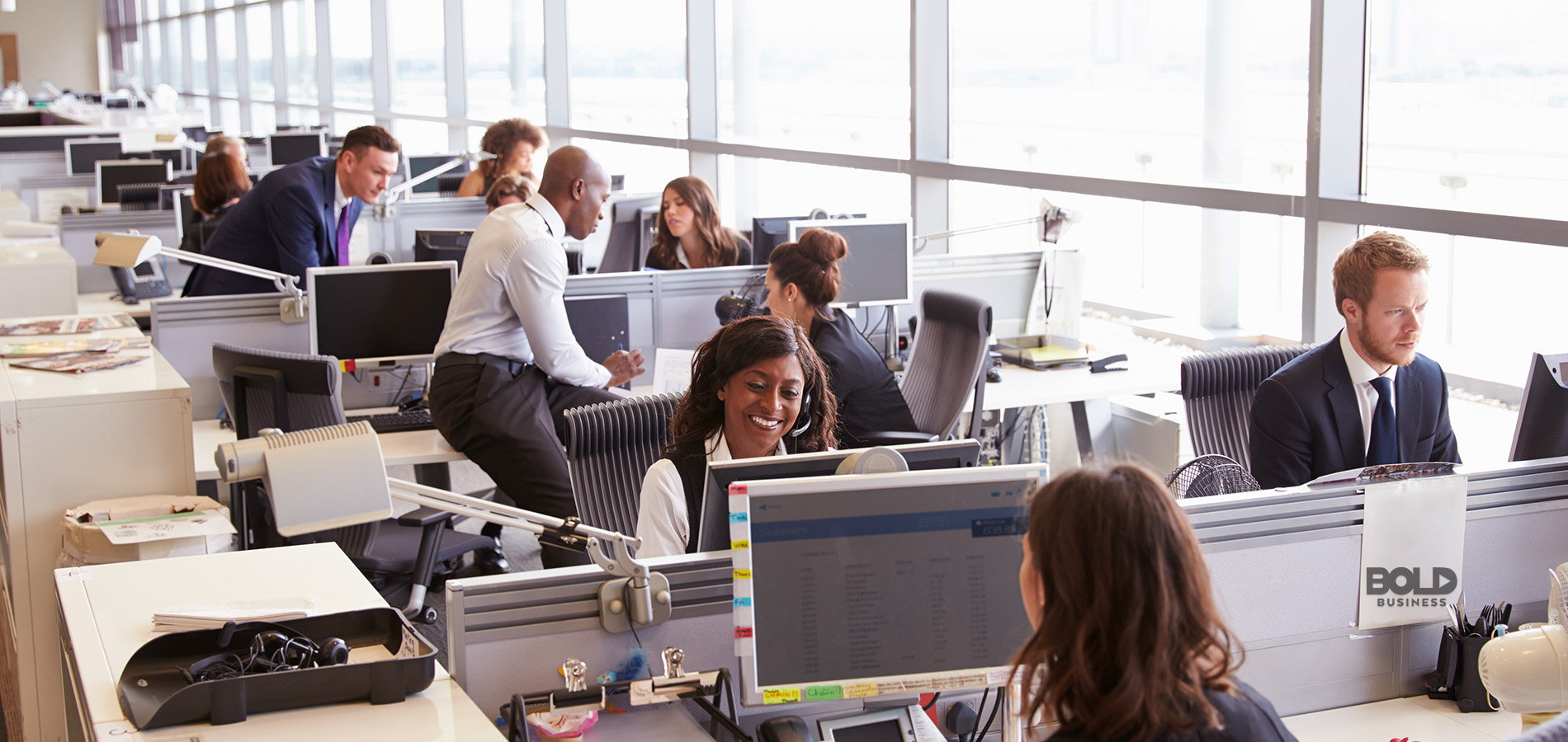 People showing off their corporate leadership skills